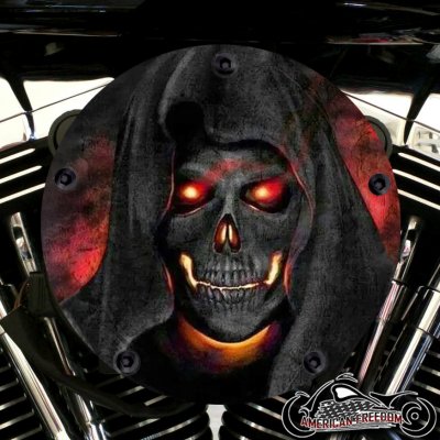Harley Davidson High Flow Air Cleaner Cover - Flame Reaper