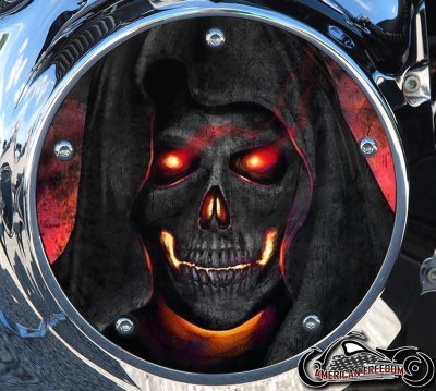 Custom Derby Cover - Flame Reaper