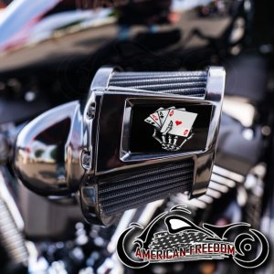 Harley 2019-2024 Heavy Breather Insert - Four Aces