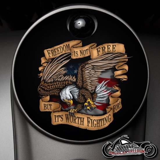 Custom Fuel Door - Freedom Is Not Free