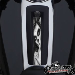 Harley Ultra Limited Dash Insert - Middle Finger Girl