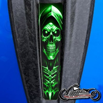 2023+ Harley CVO Dash Insert Reaper green