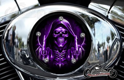 Custom Air Cleaner Cover - FU Reaper Purple