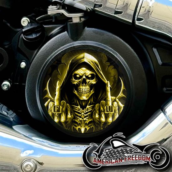 Indian 2025+ Scout Derby - FU Reaper Yellow