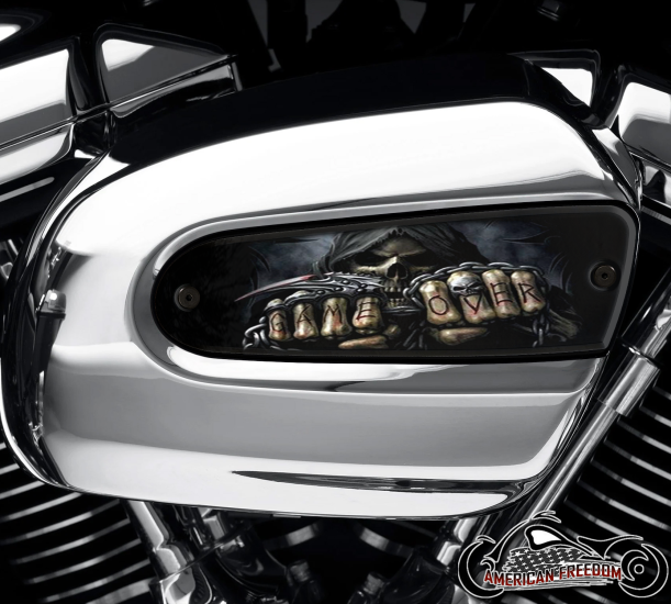 Harley Davidson Wedge Air Cleaner Insert - Game Over