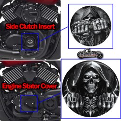 Harley-Davidson Street 500 & 750 engine cover set