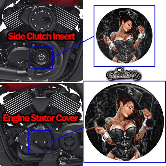 Harley Davidson XG500/XG750 2 Piece Set Gangster pin up