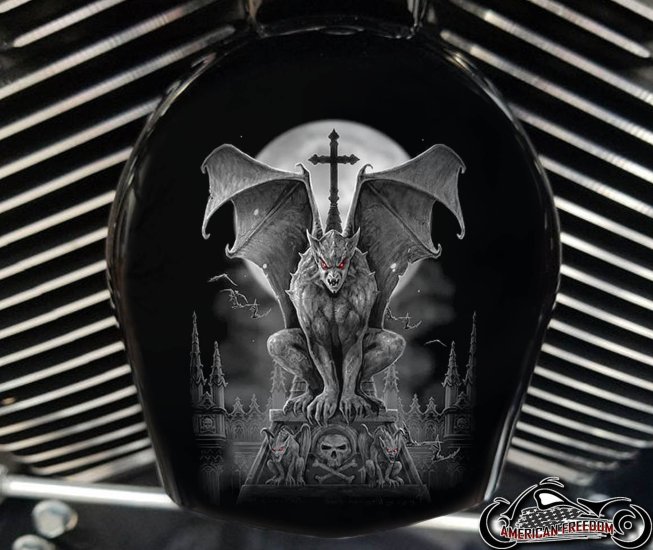 Custom Horn Cover - Gargoyle