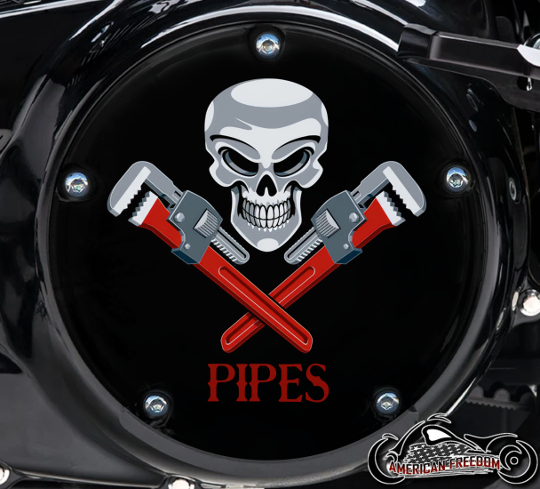 GINA - Custom Pipes 5 Hole Twin Cam Derby
