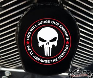 Custom Horn Cover - God Will Judge