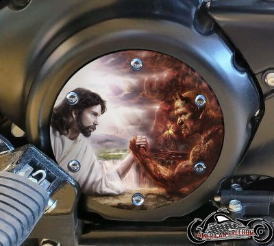 SUZUKI M109R Derby/Engine Cover - Good Vs. Evil