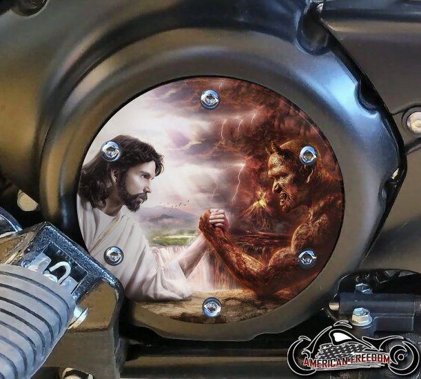 SUZUKI M109R Derby/Engine Cover - Good Vs. Evil