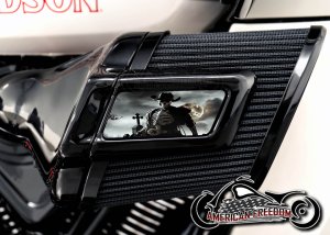 Harley 2025+ Heavy Breather Insert - Graveyard Cowboy