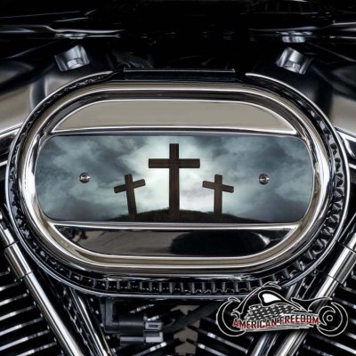 Harley Davidson M8 Ventilator Insert - 3 Crosses Dusk