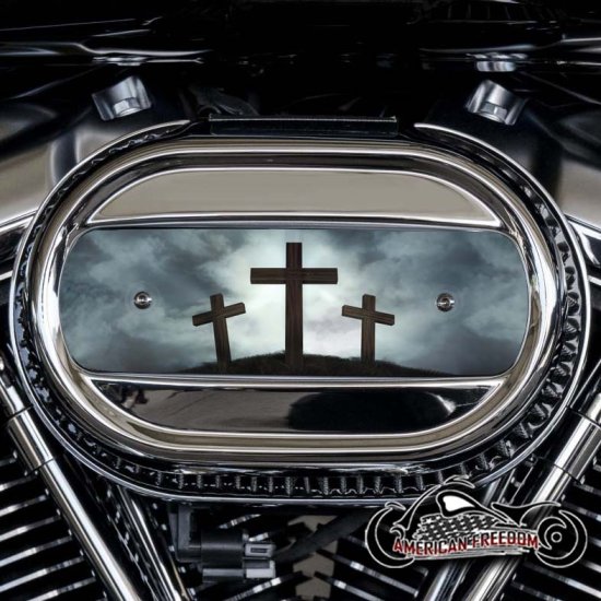 Harley Davidson M8 Ventilator Insert - 3 Crosses Dusk