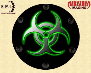 SUZUKI M109R Derby/Engine Cover GREEN BIO