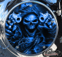 Custom Derby Cover - Gunfighter 1 blue