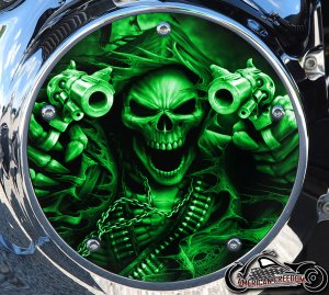 Custom Derby Cover - Gunfighter 1 green