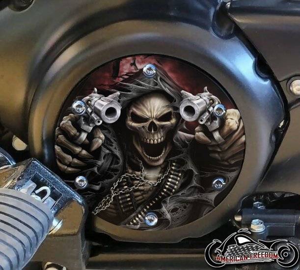 SUZUKI M109R Derby/Engine Cover - Gunfighter Reaper