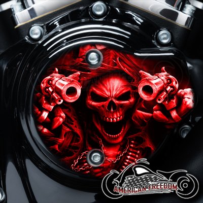 Harley Davidson VVT Cam Housing Unit - Gunfighter Reaper Red