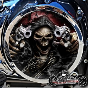 Indian 2021+ Thunderstroke Challenger Derby - Gunfighter Reaper