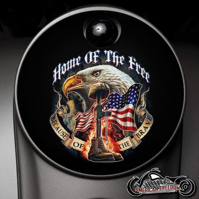 Custom Fuel Door - Home Of The Free