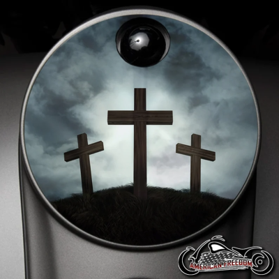 Custom Fuel Door - Dusk Crosses