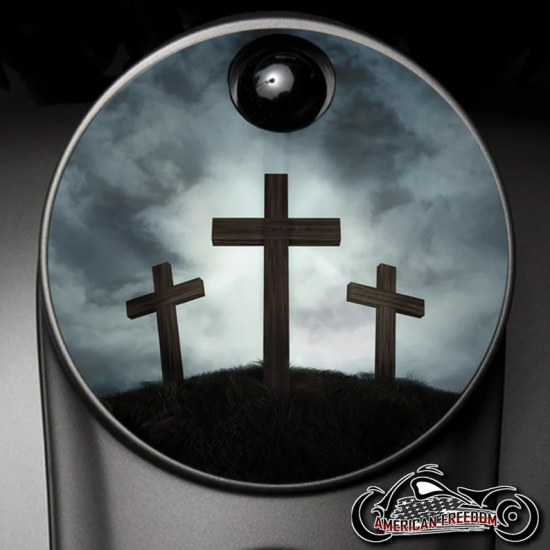 Custom Fuel Door - Dusk Crosses