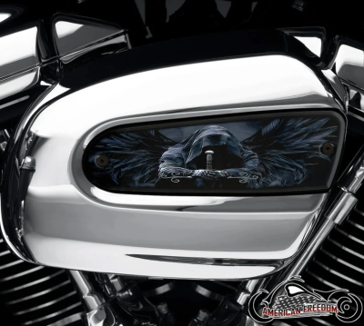Harley Davidson Wedge Air Cleaner Insert - Dark Angel Reaper
