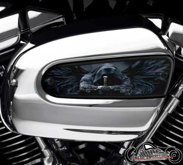 Harley Davidson Wedge Air Cleaner Insert - Dark Angel Reaper