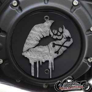 Indian Scout Derby Cover - Skull Lips