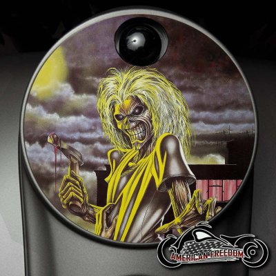 Custom Fuel Door - Iron Maiden