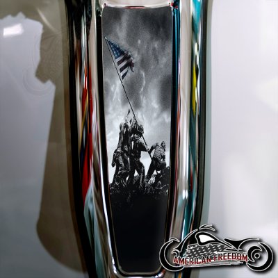 Harley 2024+ Street Glide & Road Glide Dash Insert - Iwo Jima