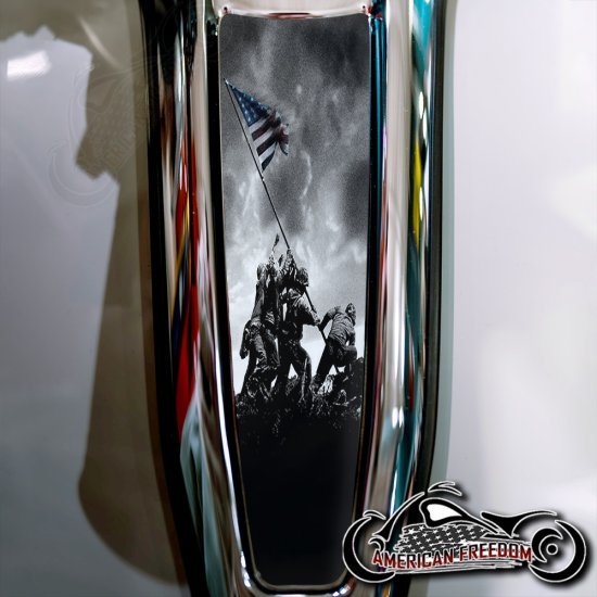 Harley 2024+ Street Glide & Road Glide Dash Insert - Iwo Jima