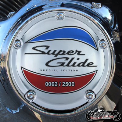 JEFF - Custom CHROME Super Glide 62 5 Hole Softail M8 Derby