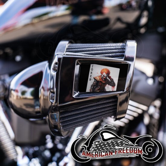 Harley 2019-2024 Heavy Breather Insert - Joker Card