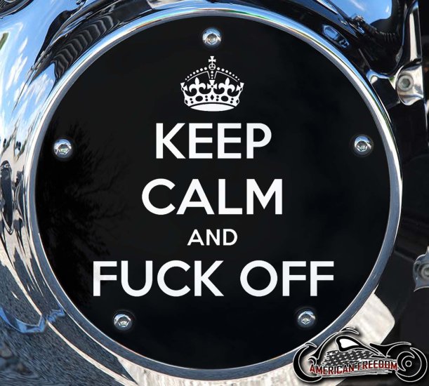 Custom Derby Cover - Keep Calm