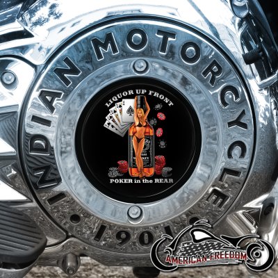 Indian Motorcycles Thunder Stroke Derby Insert - Liquor Poker