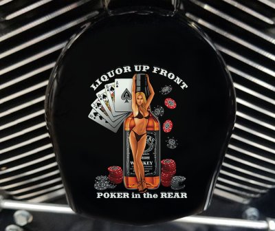 Custom Horn Cover - Liquor up front