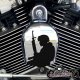 Chrome Harley Davidson Horn Cover - Lone Soldier