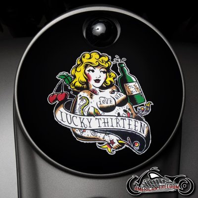 Custom Fuel Door - Lucky 13