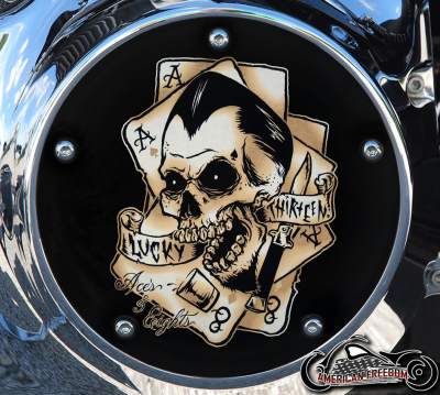 Custom Derby Cover - Lucky 13 Aces