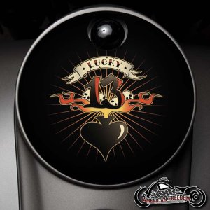 Custom Fuel Door - Lucky 13 Spade