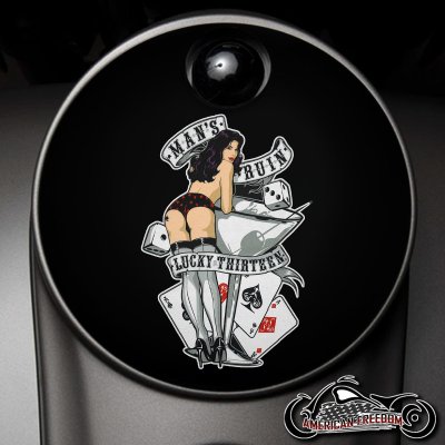 Custom Fuel Door - Man's Ruin Lucky 13