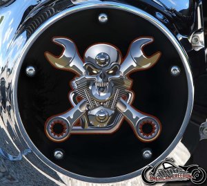 Custom Derby Cover - Wrenches Custom Derby Cover - Wrenches