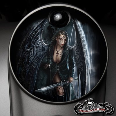 Custom Fuel Door - Goth Girl