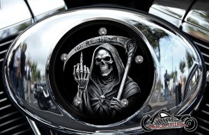 Harley Air Cleaner Cover - You're Next Scythe Reaper
