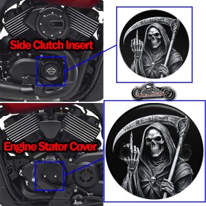 Harley Davidson XG500/XG750 2 Piece Set Reaper Middle finger