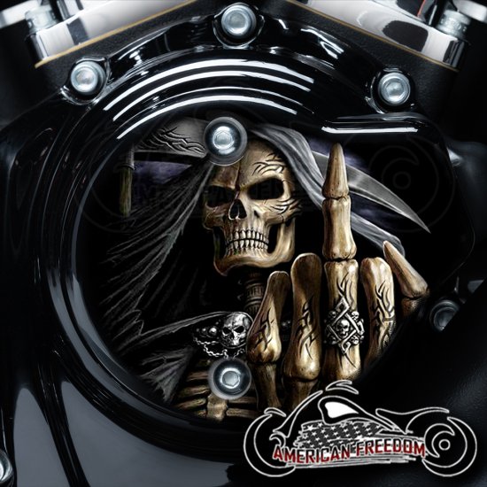 Harley Davidson VVT Cam Housing Unit - Middle Finger Reaper
