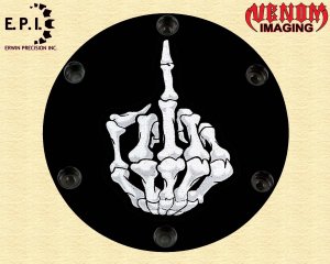 SUZUKI M109R Derby/Engine Cover SKELETON FINGER